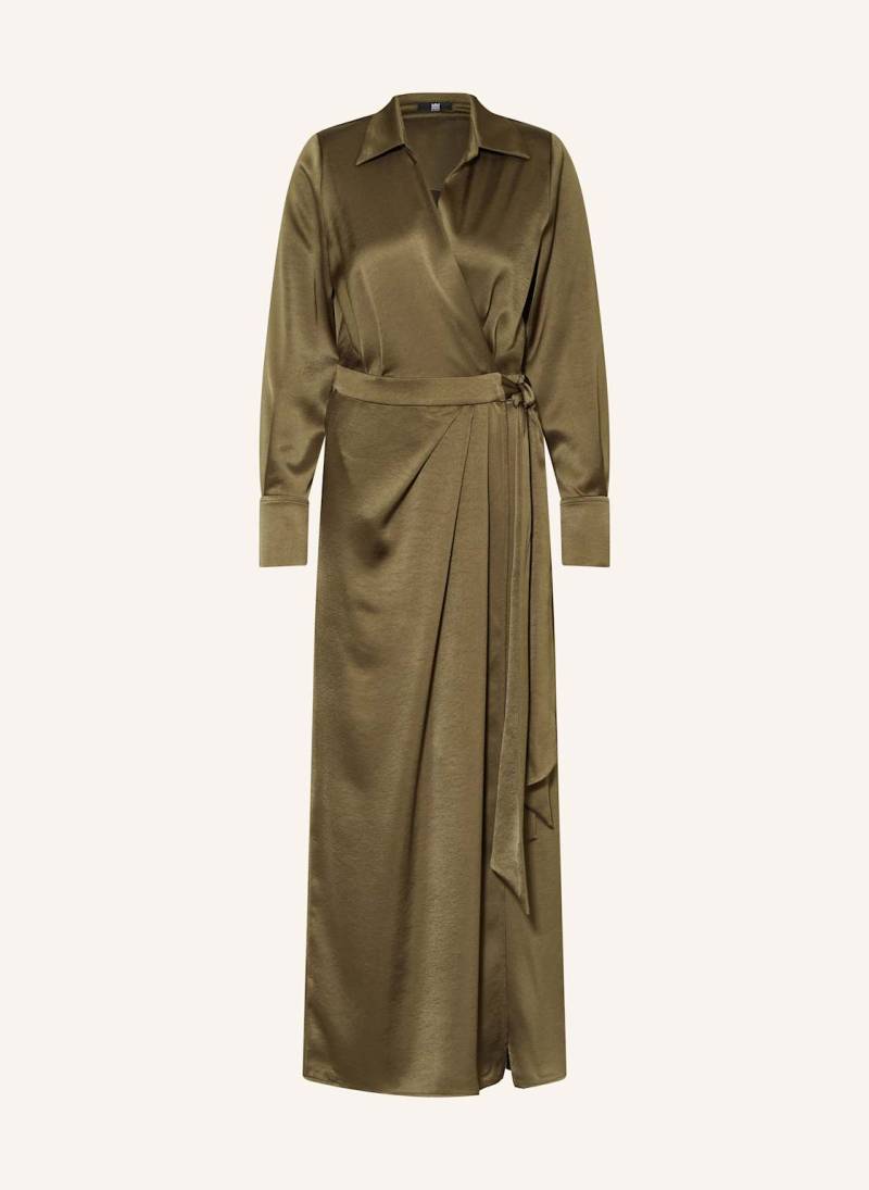 Riani Wickelkleid Aus Satin gruen von RIANI