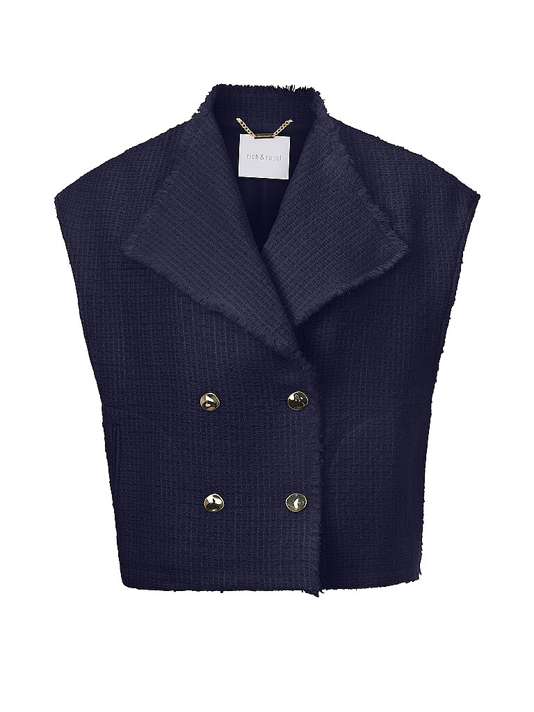 RICH & ROYAL Gilet dunkelblau | 34 von RICH & ROYAL