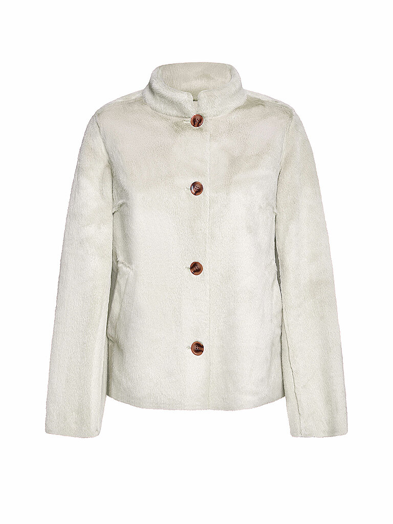 RICH & ROYAL Jacke in Felloptik beige | 40 RICH & ROYAL Jacke in Felloptik beige | 40 von RICH & ROYAL