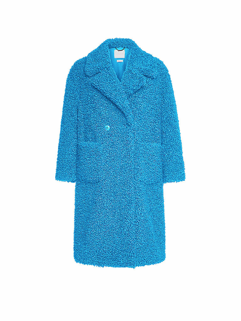 RICH & ROYAL Jacke in Felloptik blau | 34 von RICH & ROYAL