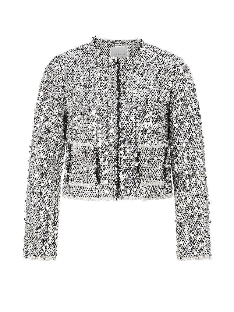 RICH & ROYAL Jäckchen Boxy Fit silber | 34 RICH & ROYAL Jäckchen Boxy Fit silber | 34 von RICH & ROYAL