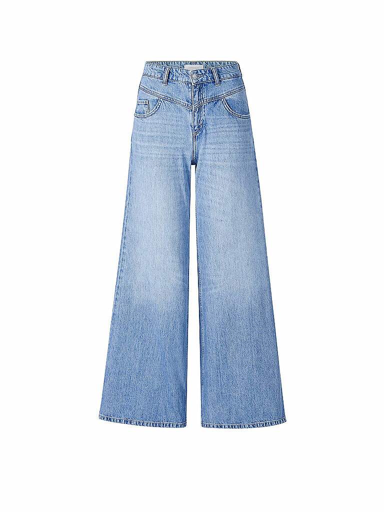 RICH & ROYAL Jeans Flared Fit  hellblau | 29/L32 von RICH & ROYAL