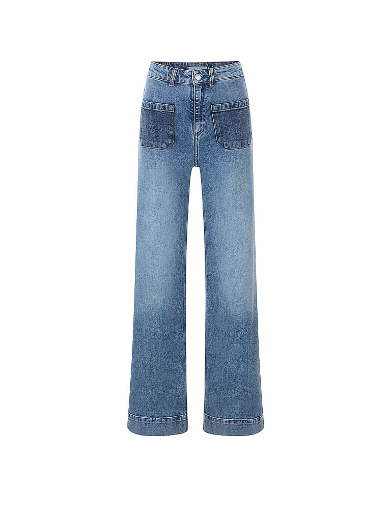 RICH & ROYAL Jeans Wide Leg  blau | 26/L32 von RICH & ROYAL