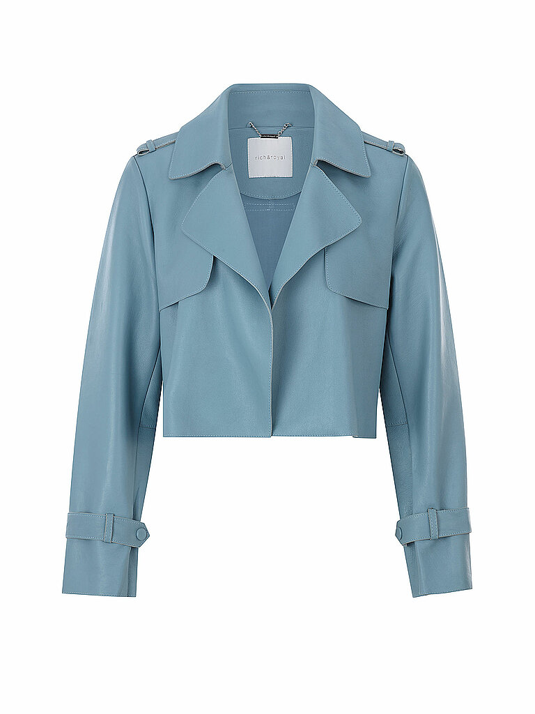 RICH & ROYAL Lederjacke hellblau | 38 RICH & ROYAL Lederjacke hellblau | 38 von RICH & ROYAL
