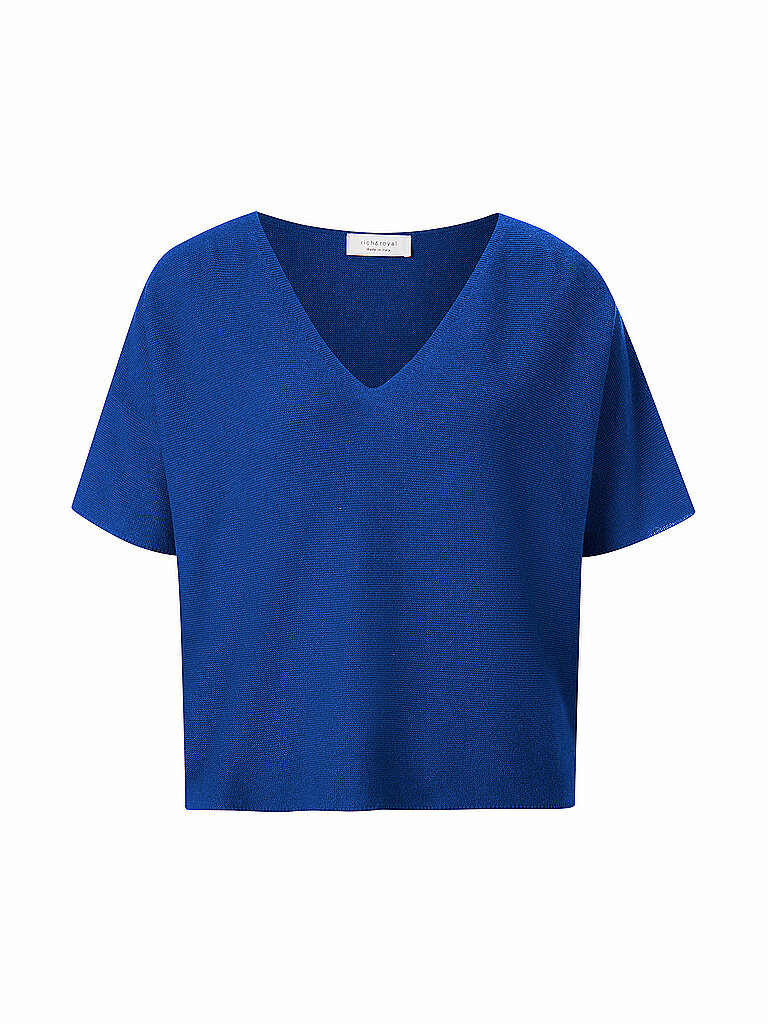 RICH & ROYAL Pullover  blau | L von RICH & ROYAL