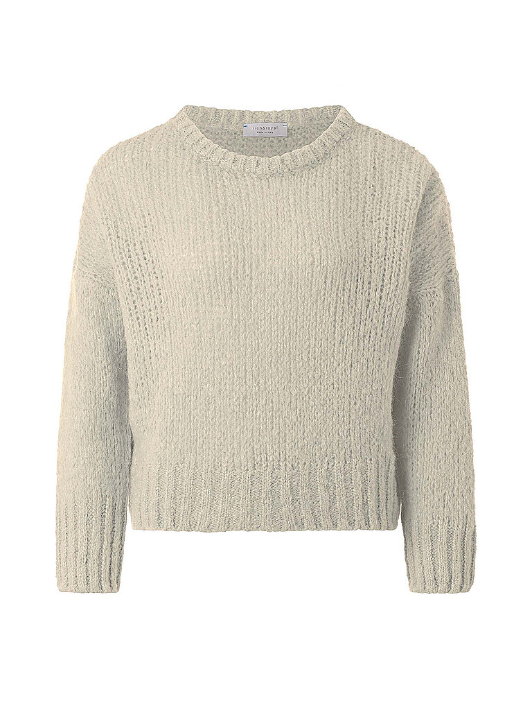 RICH & ROYAL Pullover creme | L von RICH & ROYAL