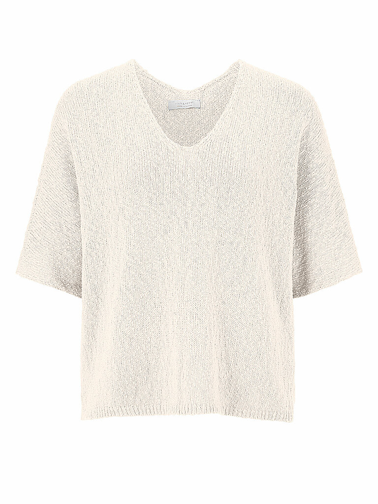 RICH & ROYAL Pullover  creme | XS von RICH & ROYAL