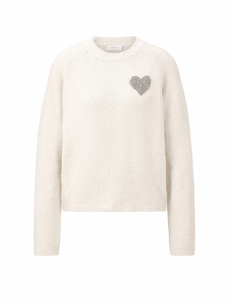 RICH & ROYAL Pullover  creme | XS von RICH & ROYAL