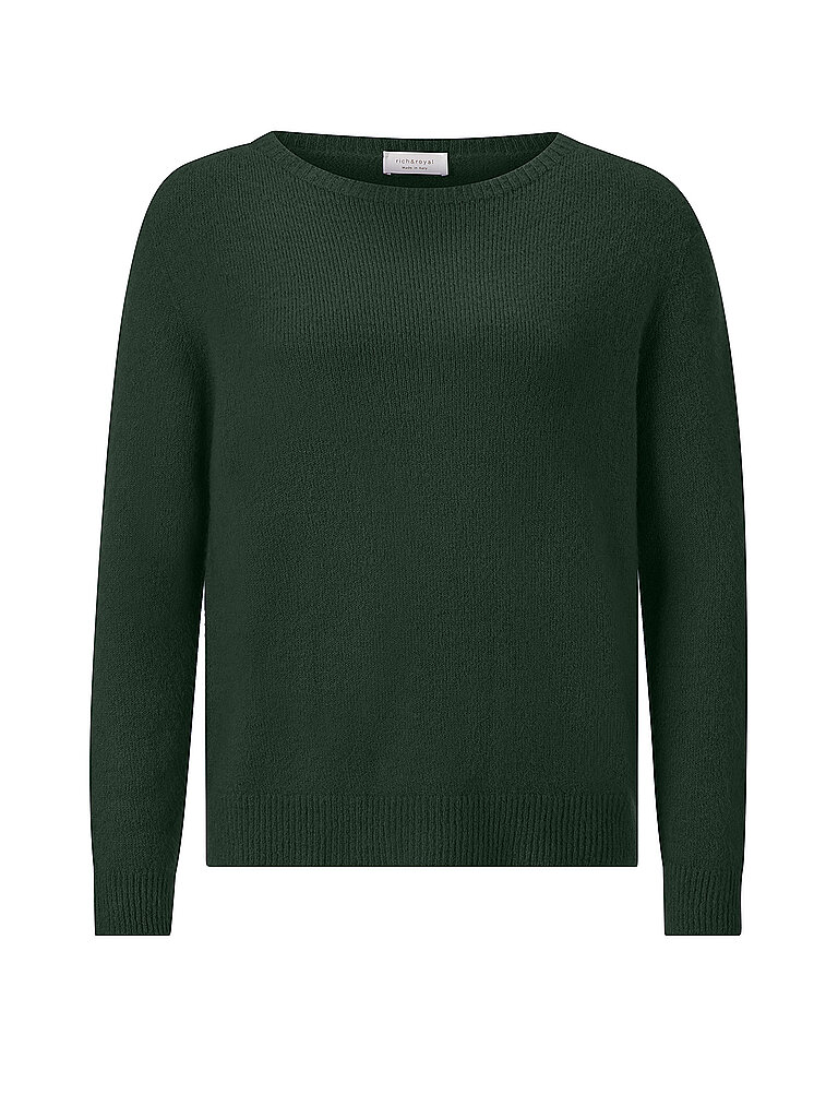 RICH & ROYAL Pullover dunkelgrün | XS von RICH & ROYAL