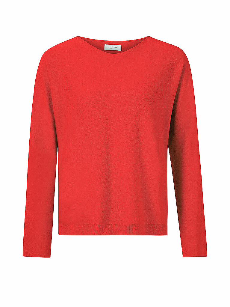 RICH & ROYAL Pullover rot | XS von RICH & ROYAL