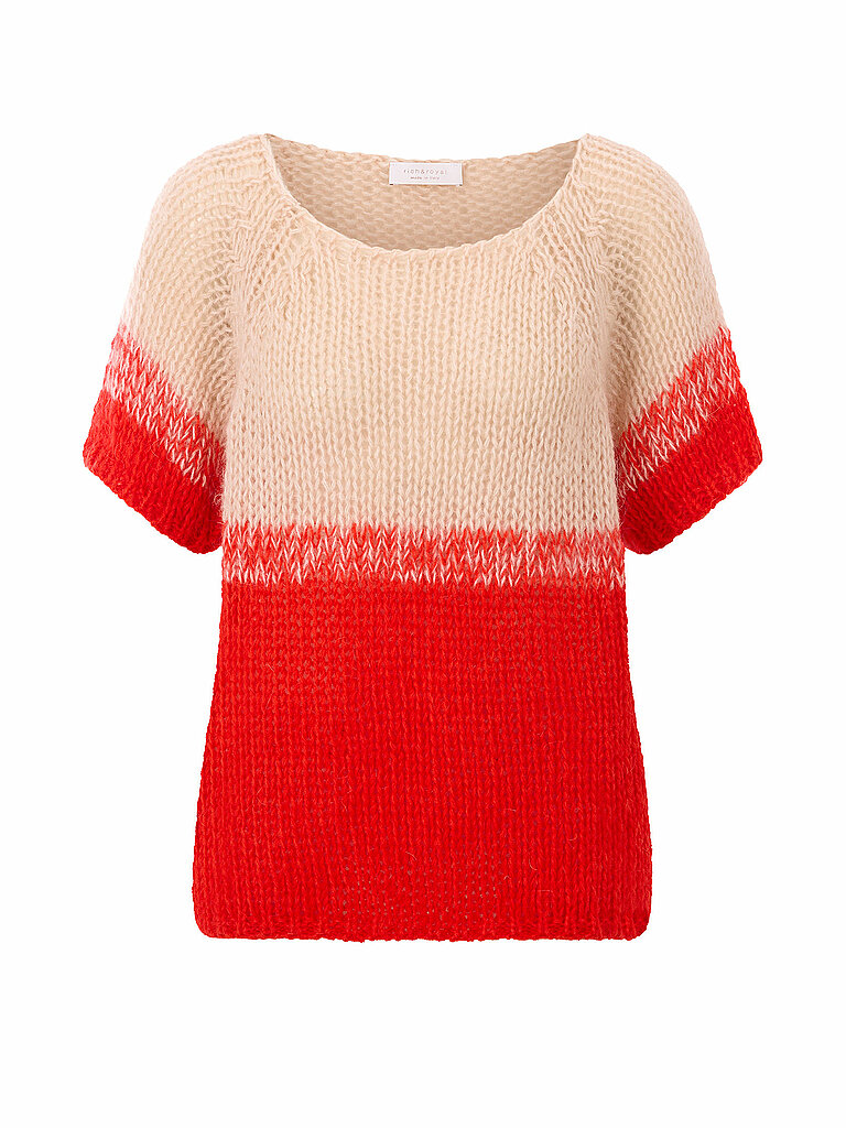 RICH & ROYAL Pullover  rot | XS von RICH & ROYAL