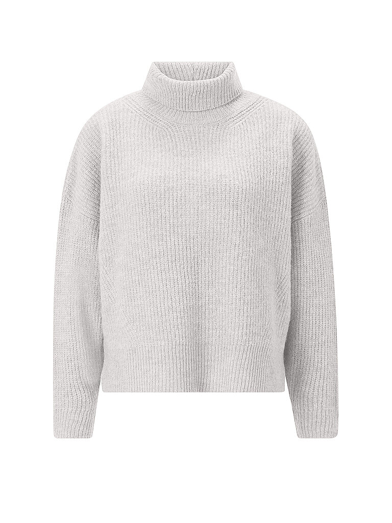 RICH & ROYAL Rollkragenpullover weiss | L von RICH & ROYAL