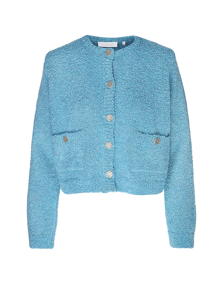 RICH & ROYAL Strickjacke blau | L von RICH & ROYAL