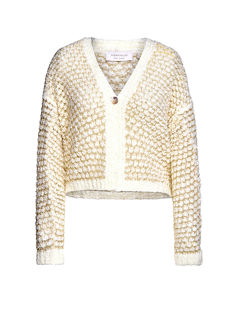 RICH & ROYAL Strickjacke creme | L RICH & ROYAL Strickjacke creme | L von RICH & ROYAL