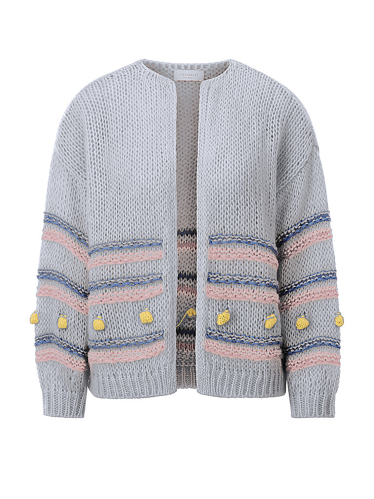 RICH & ROYAL Strickjacke hellblau | S RICH & ROYAL Strickjacke hellblau | S von RICH & ROYAL