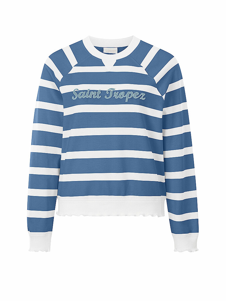 RICH & ROYAL Sweater  blau | S von RICH & ROYAL