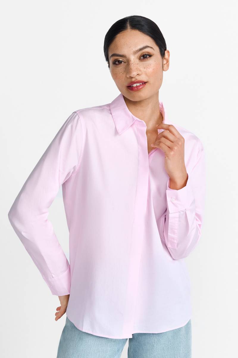 RICHROYAL Klassische Bluse, Mit Markenlabel am Rücken von RICHROYAL