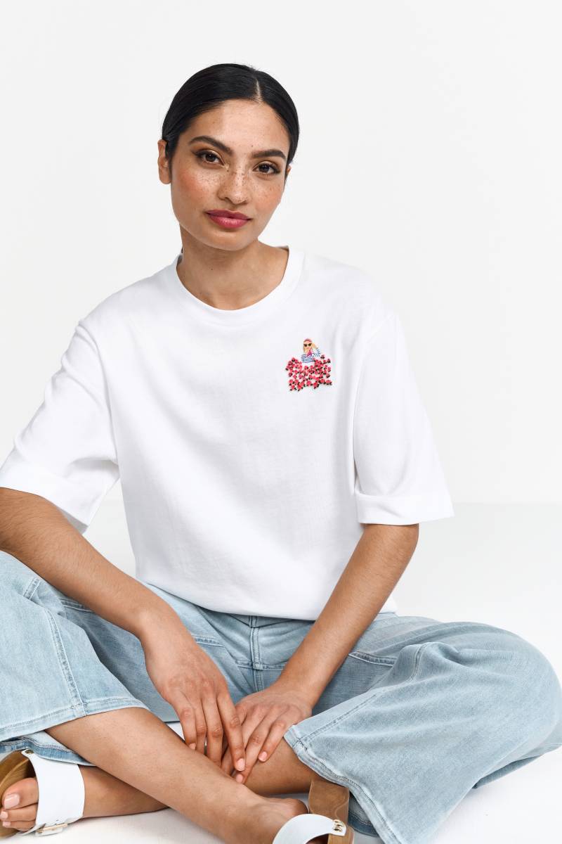 RICHROYAL Kurzarmshirt, Mit Rundhalsausschnitt von RICHROYAL