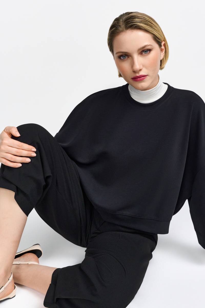 RICHROYAL Kurzarmshirt »Tencel peached Shirt«, modische Kurzarmsweatshirt von RICHROYAL