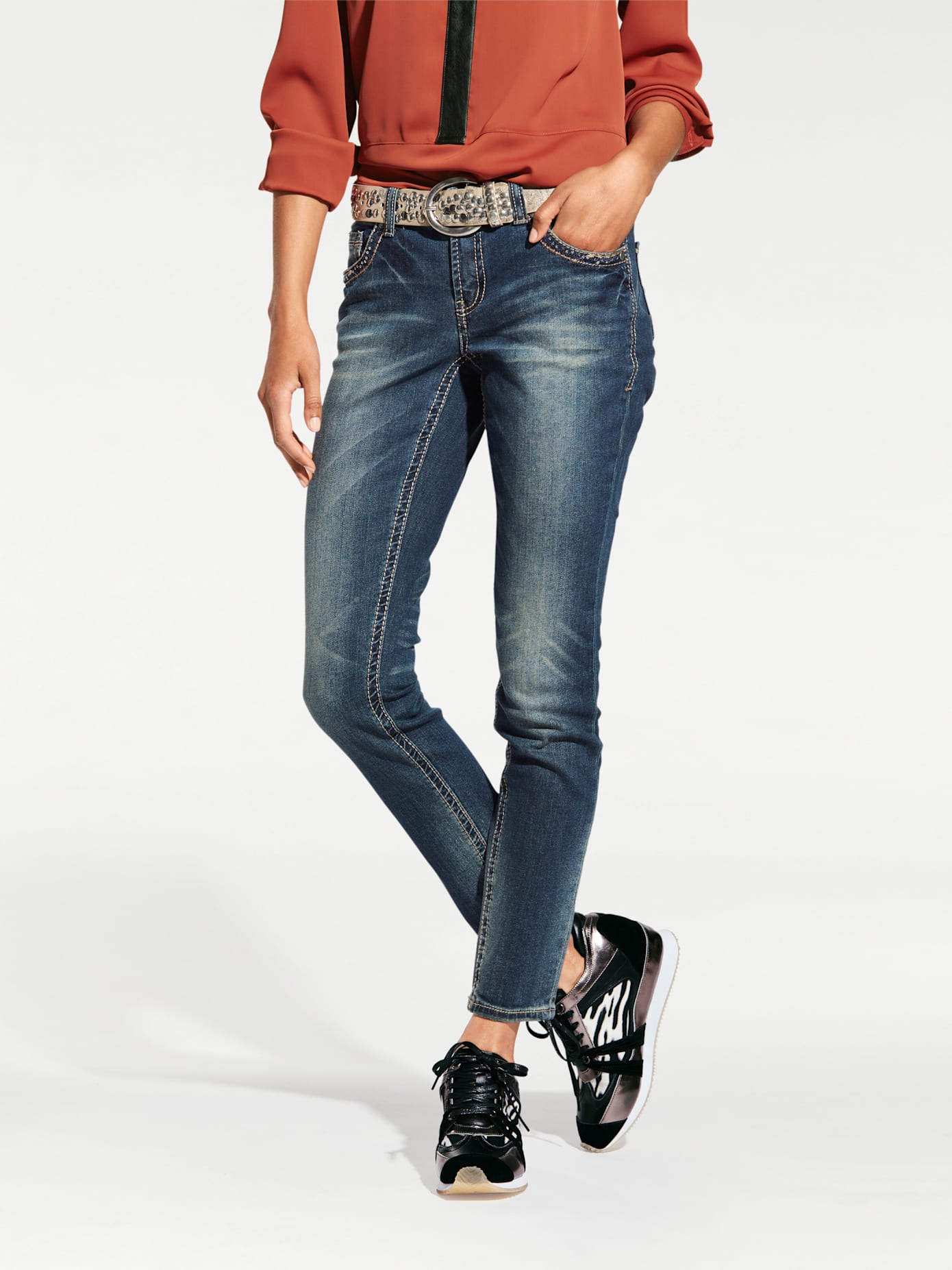 heine Röhrenjeans, (1 tlg.) heine Röhrenjeans, (1 tlg.) von heine