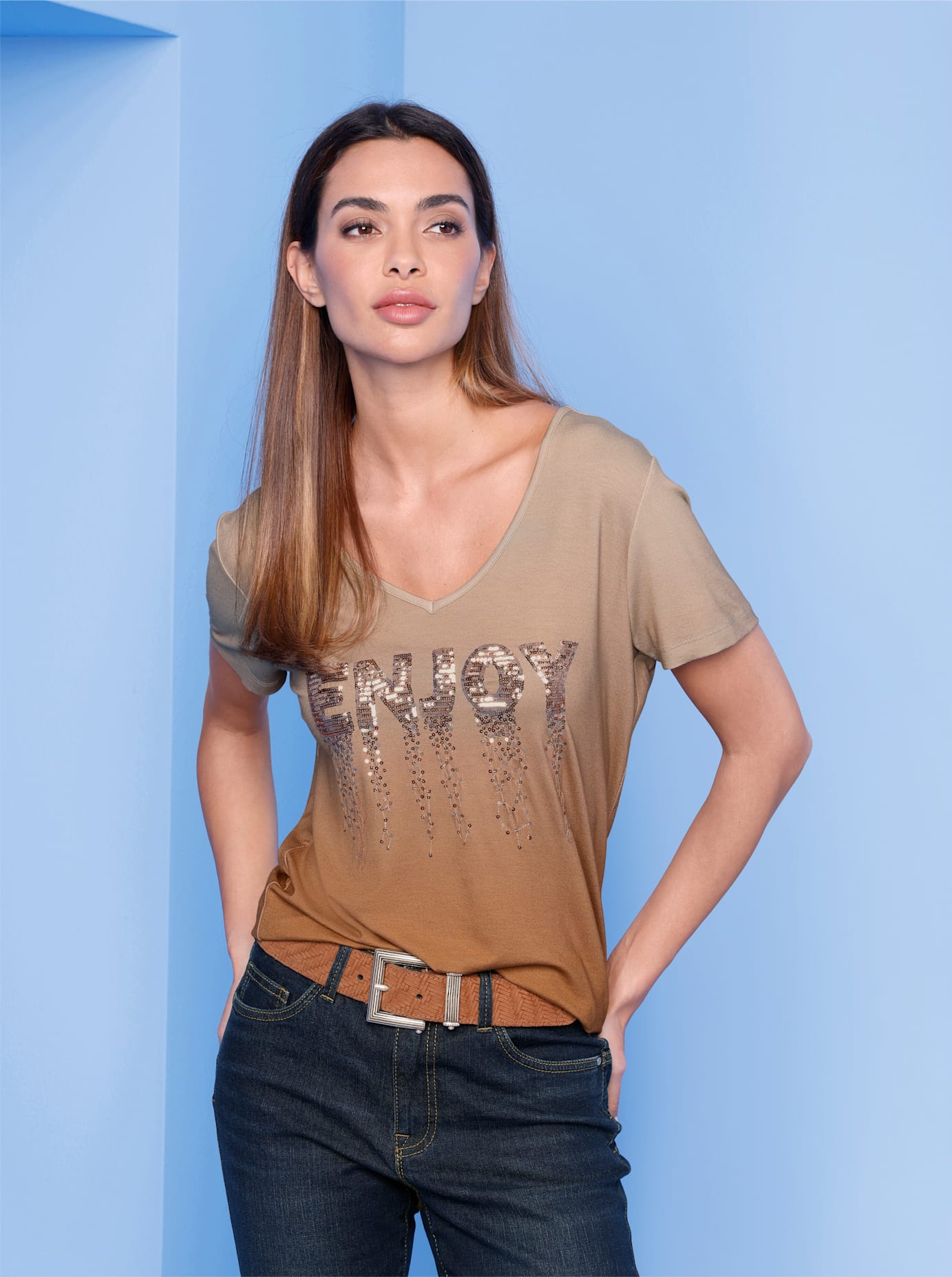 heine V-Shirt »Shirt« heine V-Shirt »Shirt« von heine