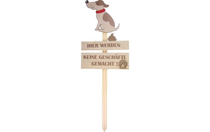 RIFFELMACHER & WEINBERGER Gartenstecker »Dekoschild Hund Bitte keine« von RIFFELMACHER & WEINBERGER