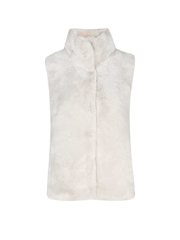 RINO&PELLE Gilet in Felloptik LISON creme | 34 von RINO&PELLE