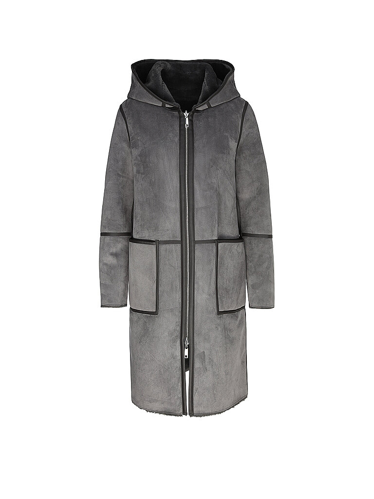 RINO&PELLE Jacke in Felloptik grau | 36 von RINO&PELLE