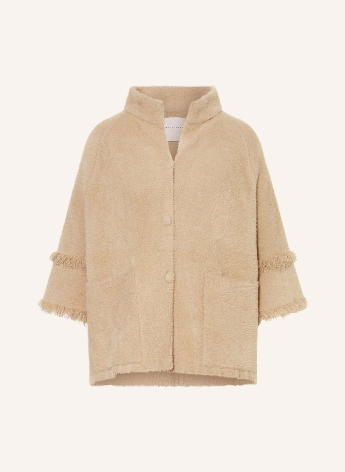 Rino & Pelle Strickjacke Sabe Mit 3/4-Arm beige von RINO & PELLE