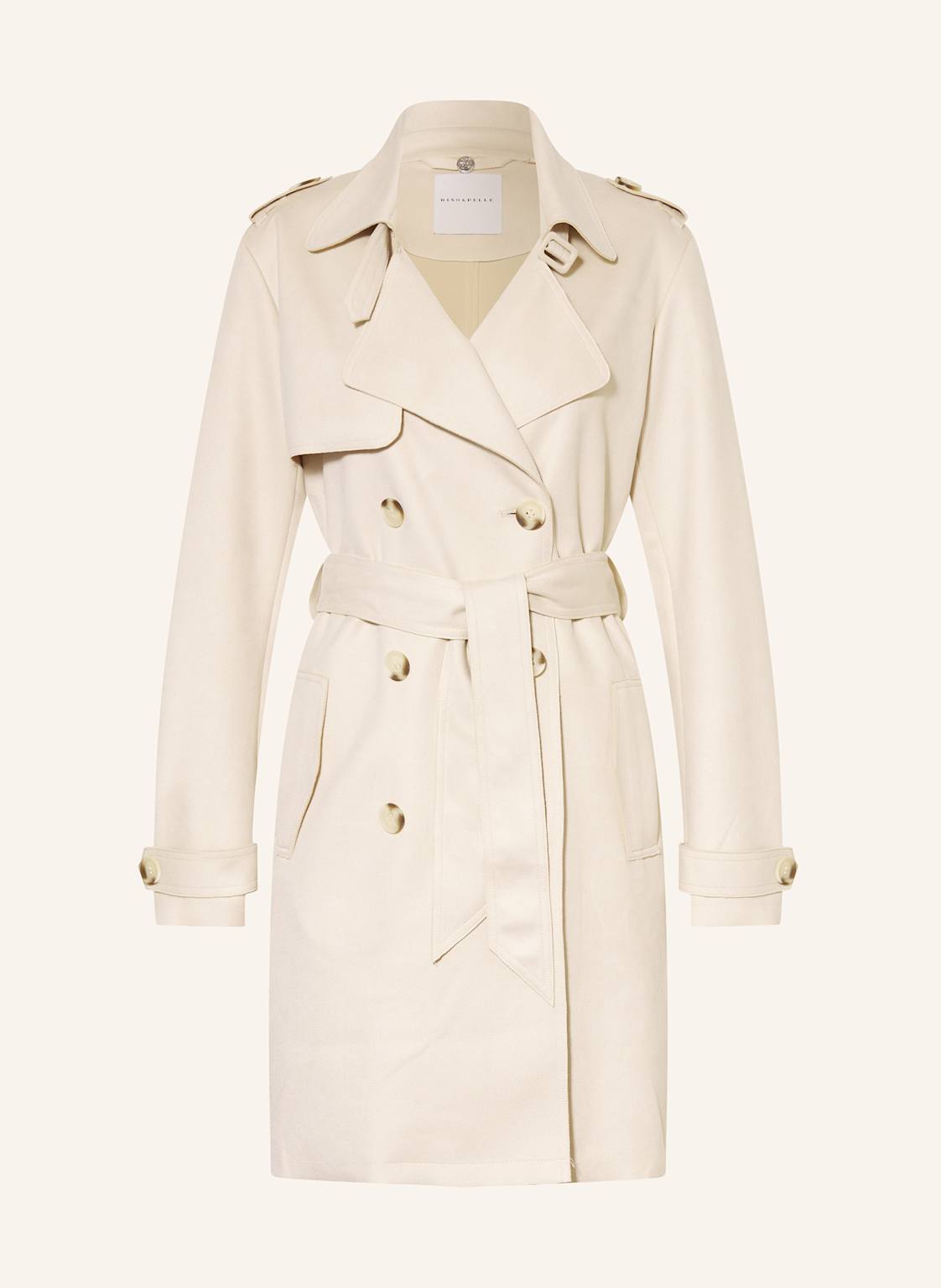 Rino & Pelle Trenchcoat Kyona weiss Rino & Pelle Trenchcoat Kyona weiss von RINO & PELLE