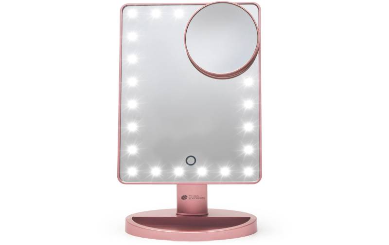 Rio Kosmetikspiegel »24 LED Touch Rosegoldfarben« von RIO