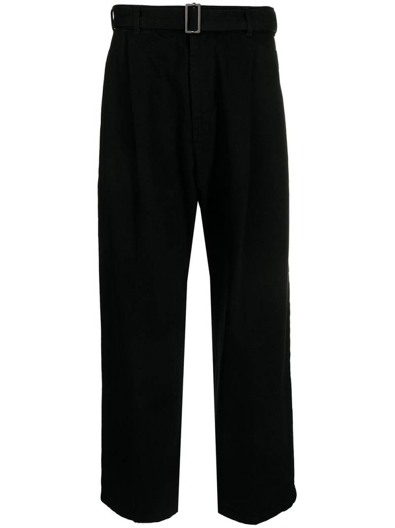 RITO STRUCTURE straight-leg cropped trousers - Black von RITO STRUCTURE