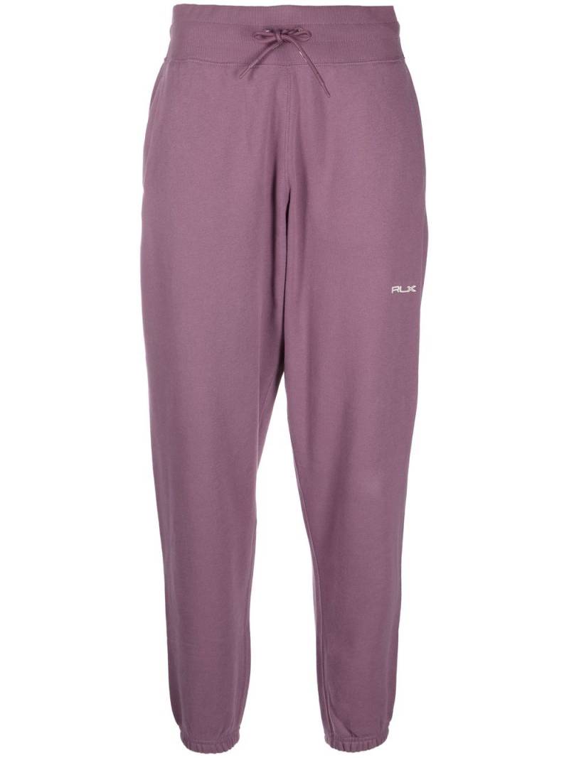 RLX Ralph Lauren embroidered logo track pants - Purple von RLX Ralph Lauren