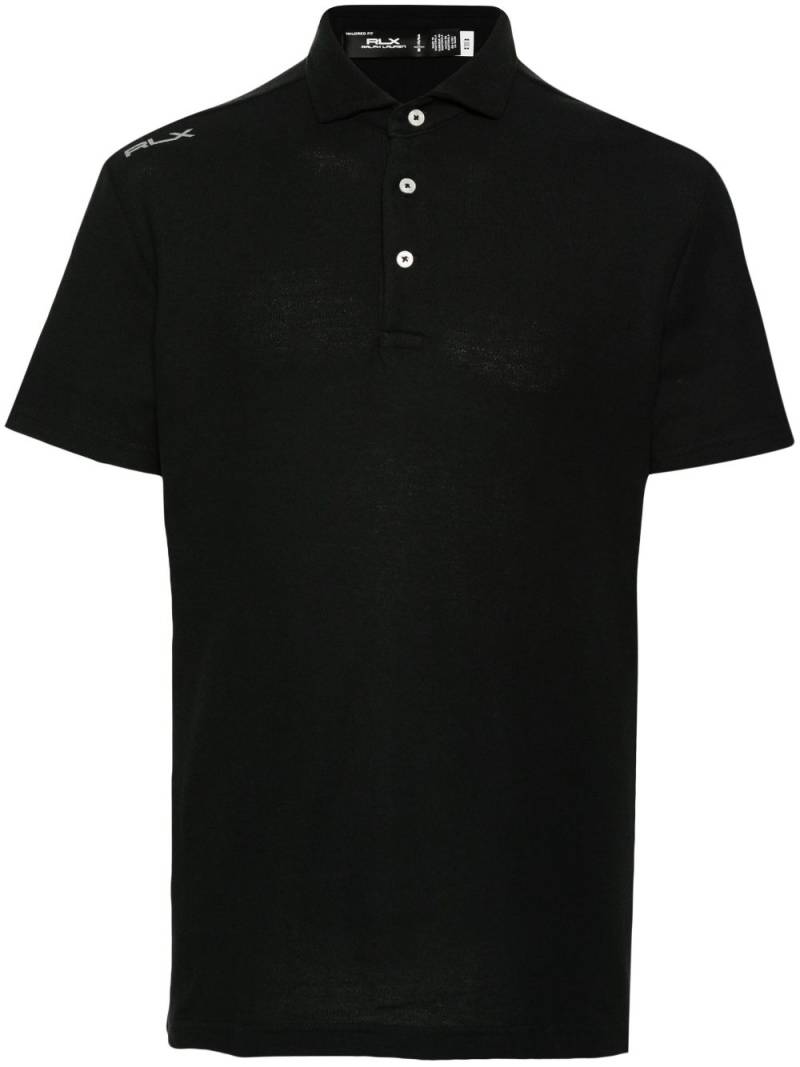 RLX Ralph Lauren logo-print polo shirt - Black von RLX Ralph Lauren