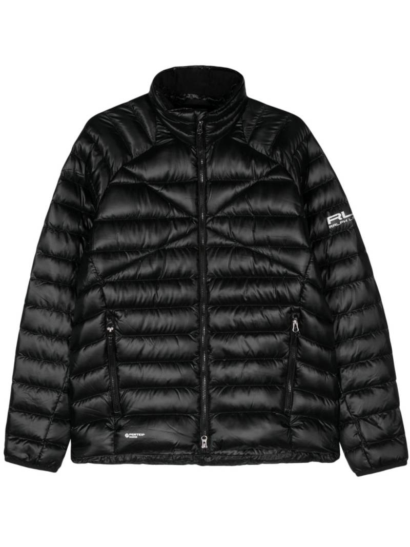 RLX Ralph Lauren logo-print quilted jacket - Black von RLX Ralph Lauren