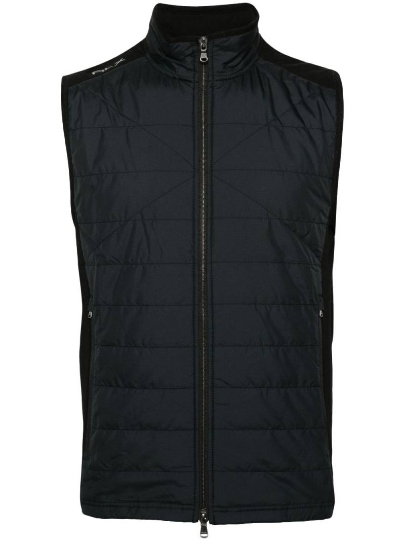 RLX Ralph Lauren quilted logo-print gilet - Black von RLX Ralph Lauren