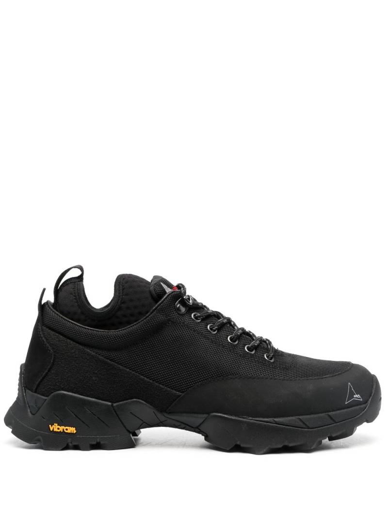 ROA Double Neal canvas sneakers - Black von ROA