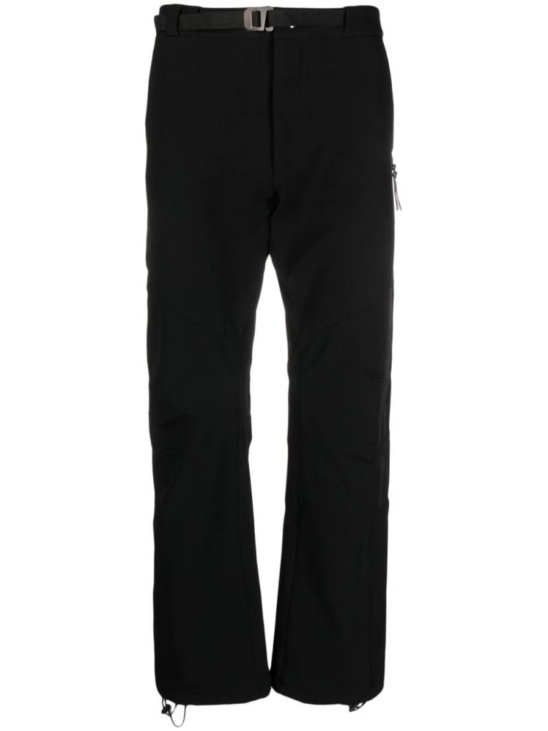 ROA belted straight-leg trousers - Black von ROA