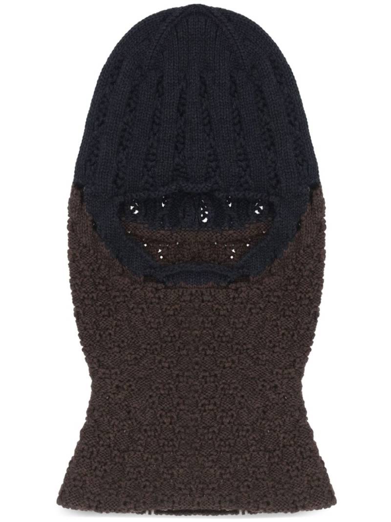 ROA flower stitch balaclava - Black von ROA