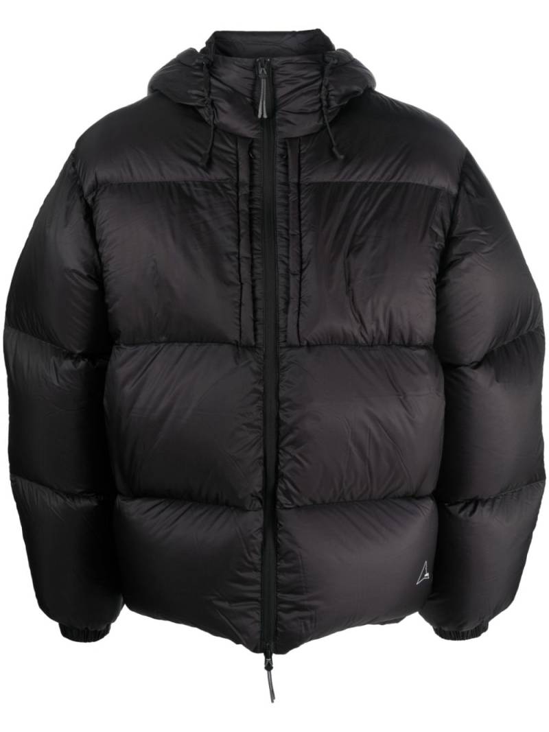 ROA hooded down padded jacket - Black von ROA