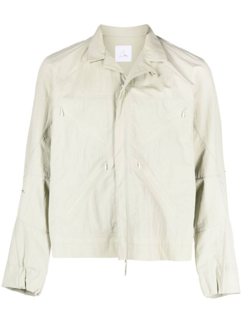 ROA long-sleeve shirt jacket - Green von ROA