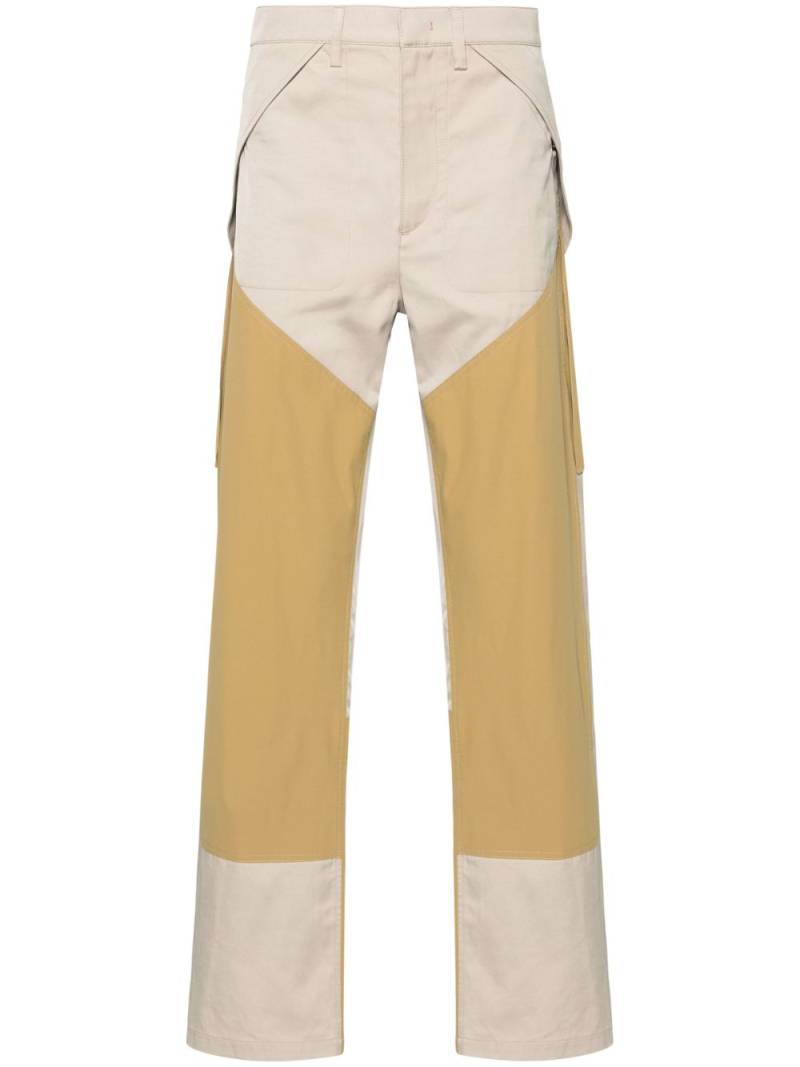 ROA panelled cargo trousers - Neutrals von ROA