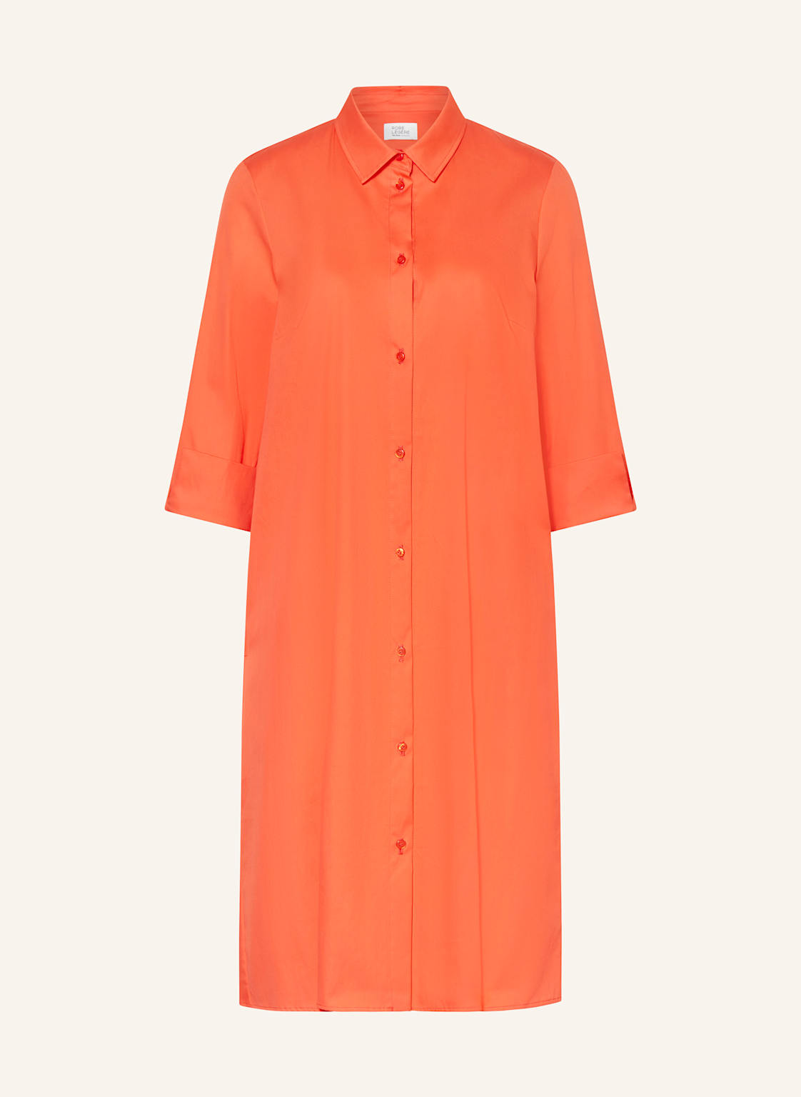 Robe Légère Hemdblusenkleid Mit 3/4-Arm orange Robe Légère Hemdblusenkleid Mit 3/4-Arm orange von ROBE LÉGÈRE