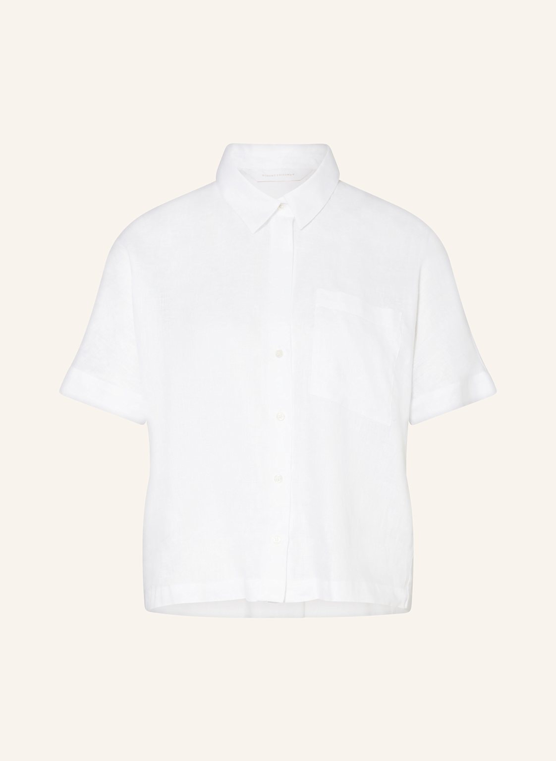Robert Friedman Hemdbluse Aus Leinen weiss Robert Friedman Hemdbluse Aus Leinen weiss von ROBERT FRIEDMAN