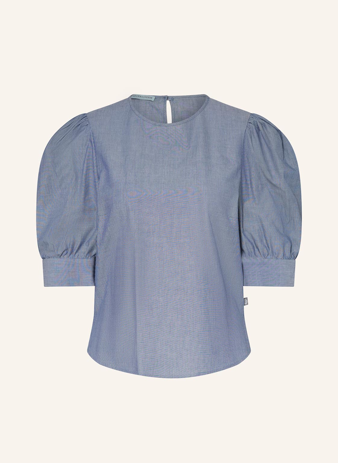 Rockmacherin Dirndlbluse Tula blau von ROCKMACHERIN