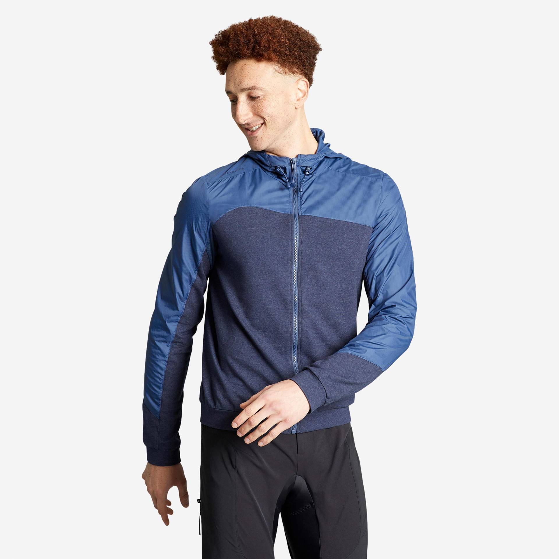 Jacke - Windsafe Herren Blau Bedruckt L von ROCKRIDER