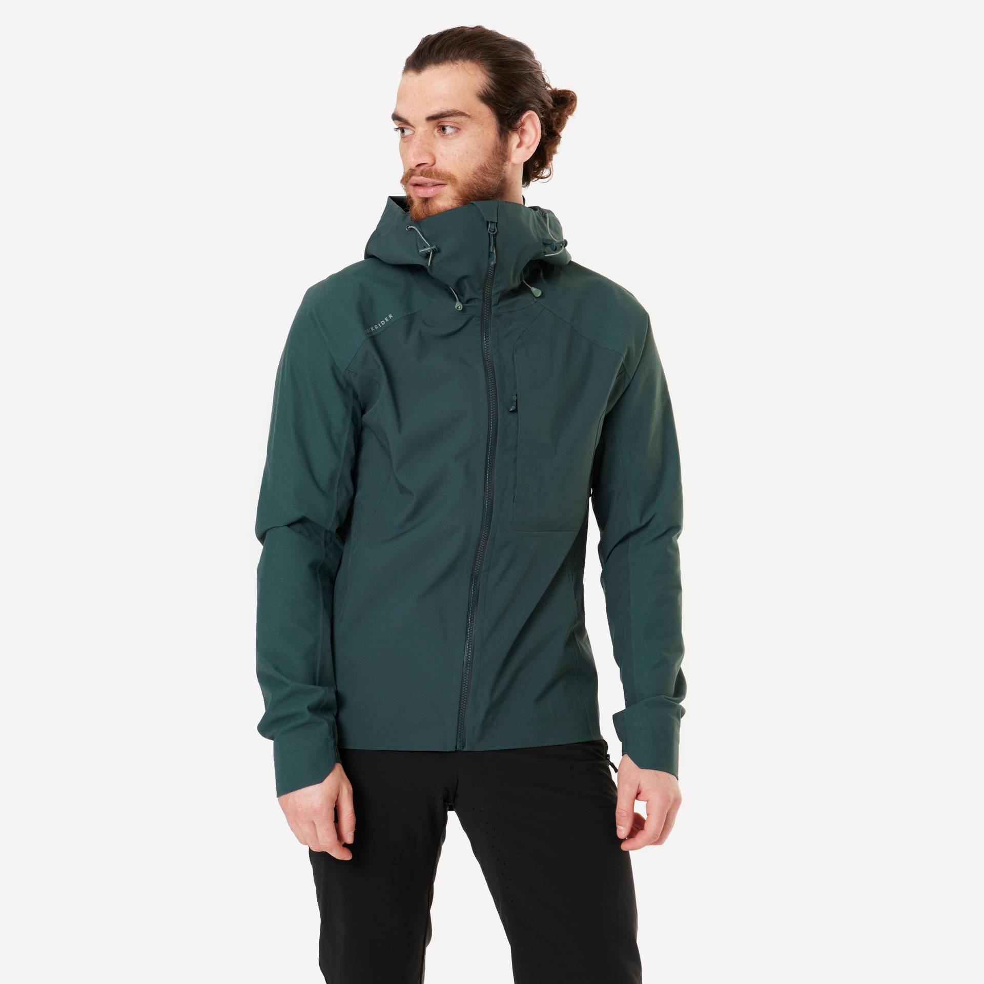 Regenjacke - Expl 700 Damen Schwarz Leicht XXL von ROCKRIDER