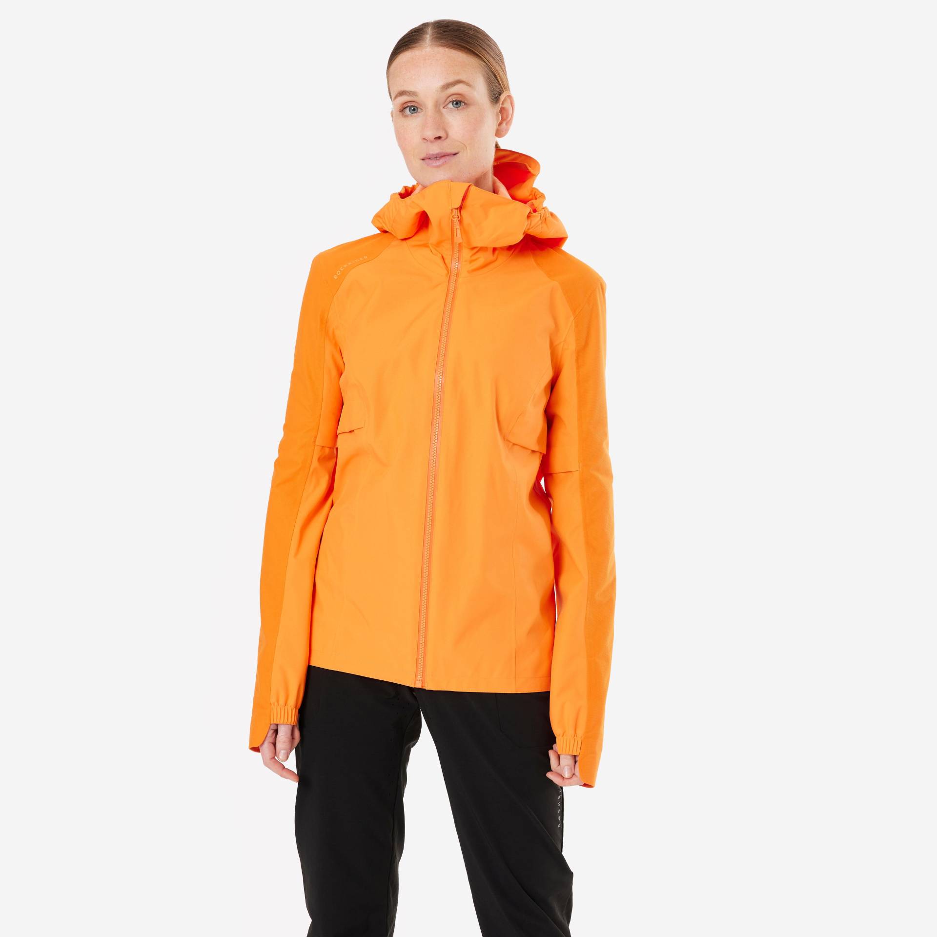 ROCKRIDER - Regenjacke MTB JACKET, für Damen, Melone, Größe S von ROCKRIDER