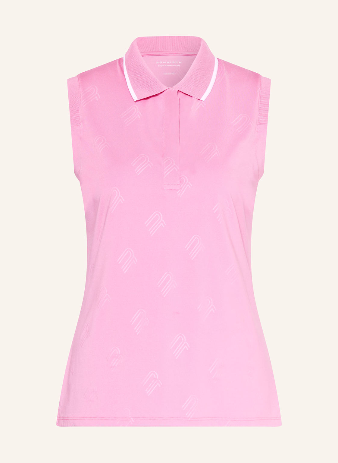 Röhnisch Funktions-Poloshirt Deni rosa von RÖHNISCH