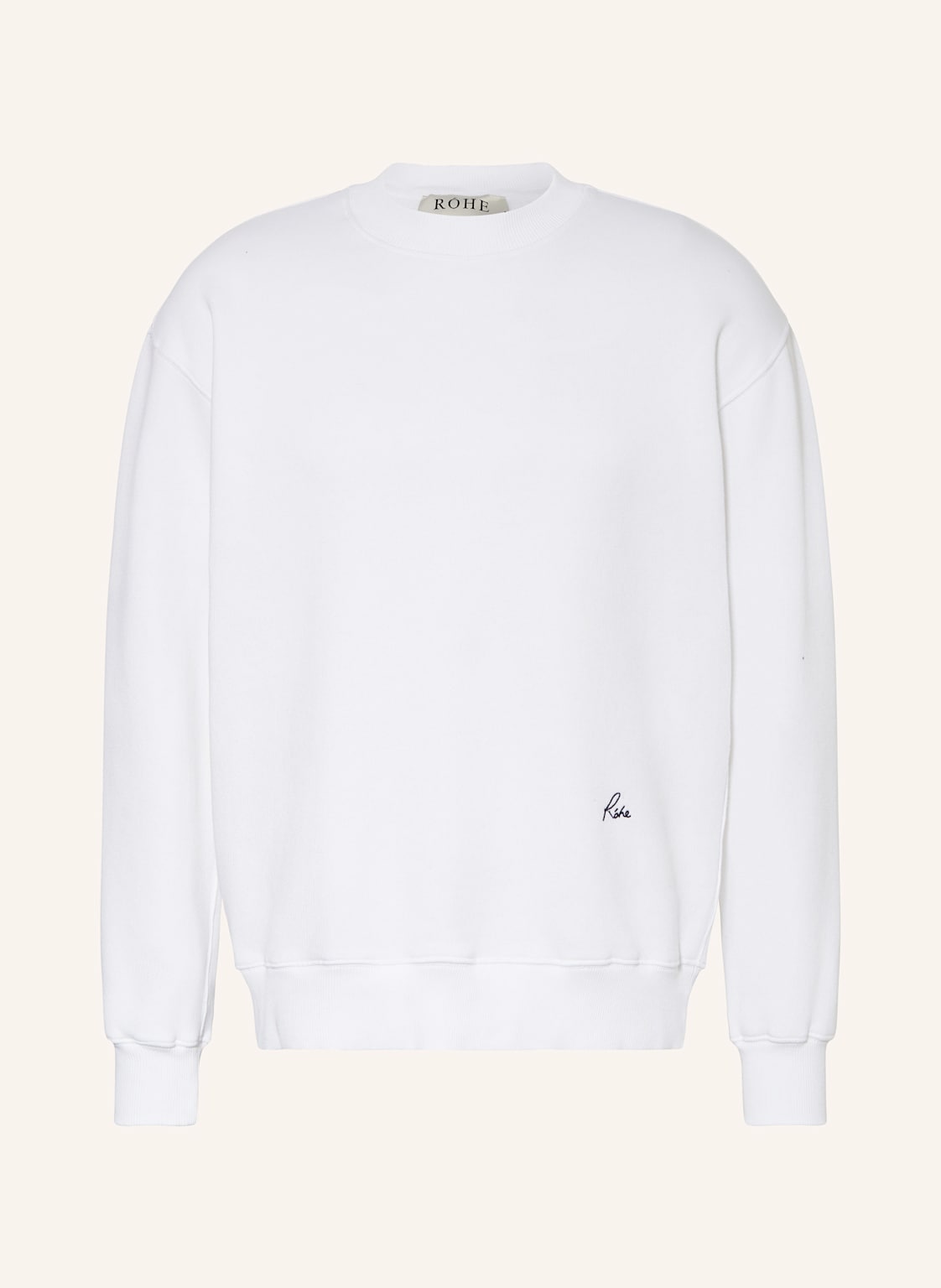 Róhe Sweatshirt weiss von RÓHE